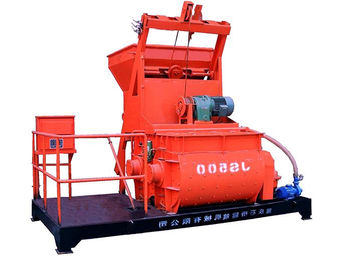 Zhoukou JS500 type double horizontal shaft forced mixer